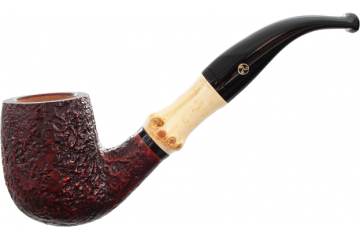 Rattray's Bamboo Bent Sandblast Red pipa